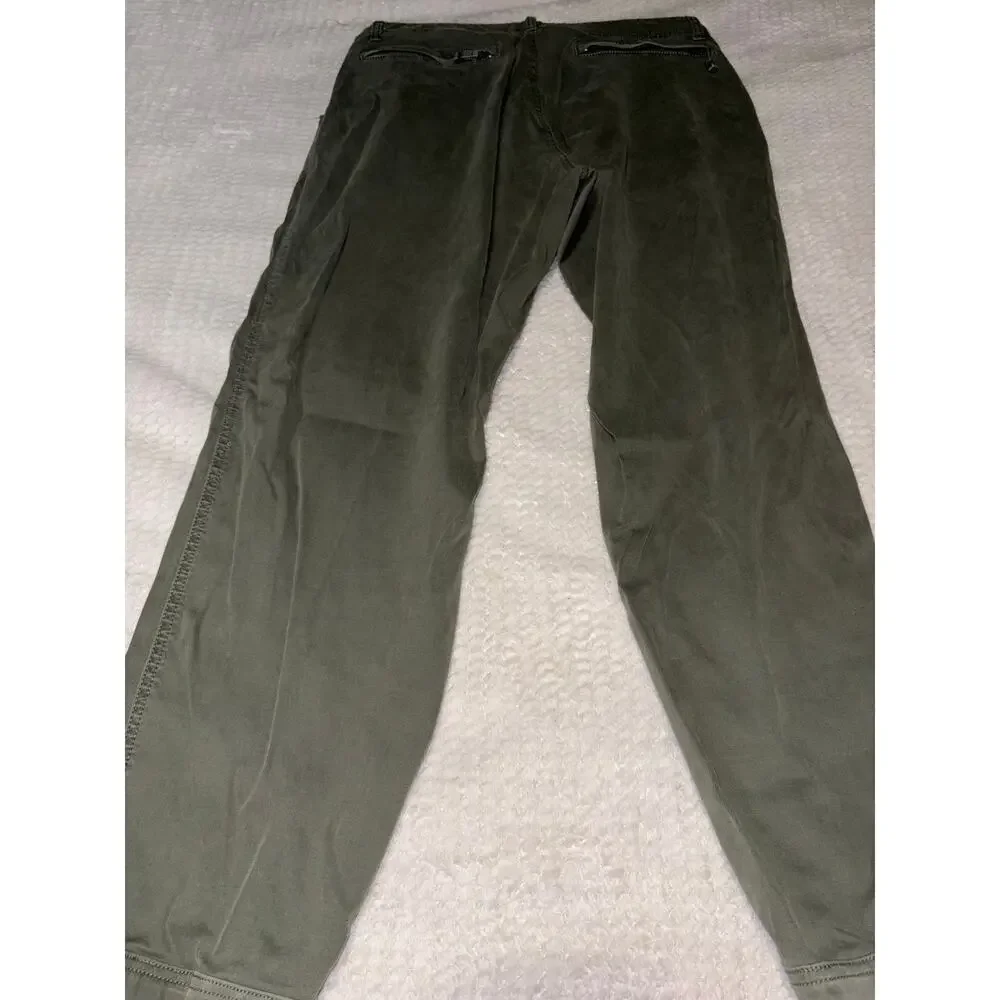 Carbon 2 cobalt khaki green pants 36x30 zipper pockets